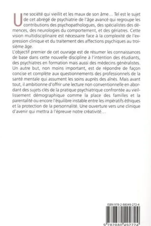 Abrégé de psychiatrie de l'âge avancé, Panteleimon Giannakopoulos