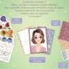 Accessoires tendance. Pochette avec 5 planches d'autocollants, 1 carnet de créations, 1 pochoir, des papiers à motifs et 1 planche de strass, Marie-Rose Boisson