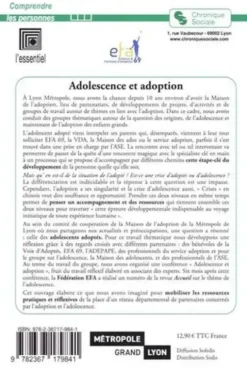 Adolescence et adoption. Regards croisés et accompagnement, Myriam Mony