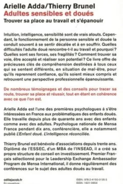 Adultes sensibles et doués. Trouver sa place au travail et s'épanouir, Arielle Adda