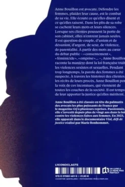 Affaires de femmes. Une vie à plaider pour elles, Anne Bouillon