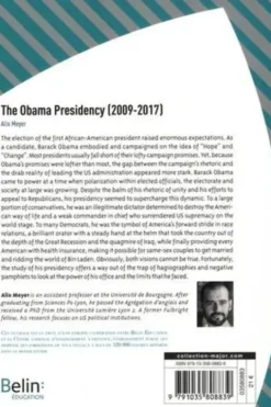 Agrégation anglais. The Obama Presidency (2009-2017), Edition 2021, Edition en anglais, Alix Meyer