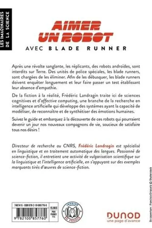 Aimer un robot avec Blade Runner, Frédéric Landragin