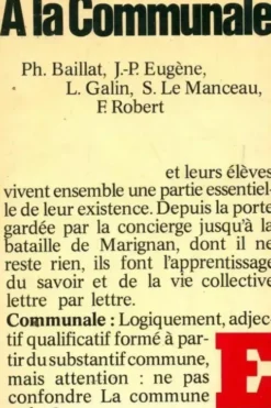 A la communale, Collectif