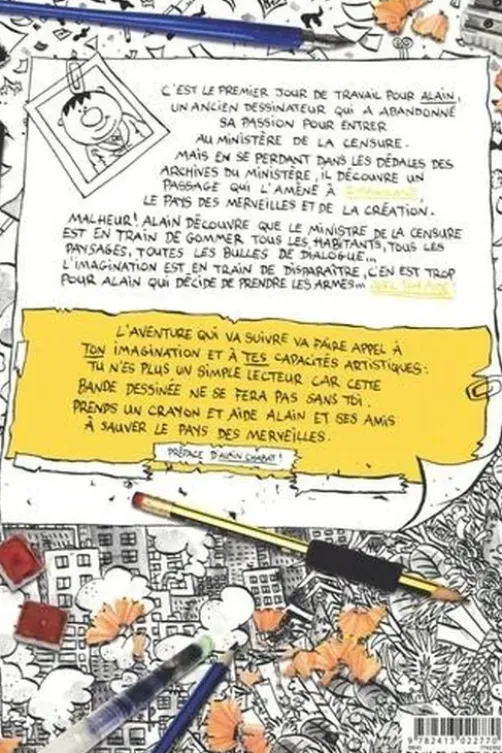 Alain au pays des merveilles. La BD dont vous êtes le crayon, Davy Mourier