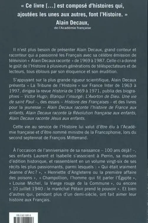 Alain Decaux raconte