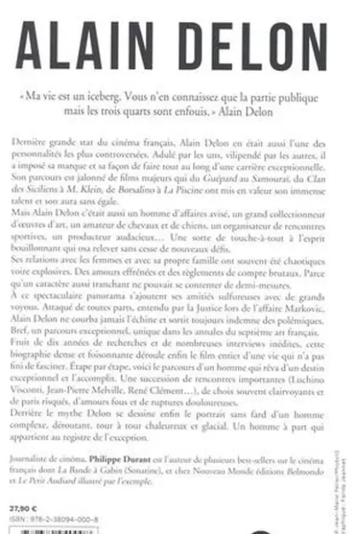 Alain Delon, un destin français, Philippe Durant