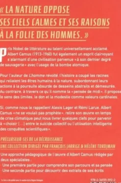 Albert Camus et la nature contre l'histoire, Alexis Lager