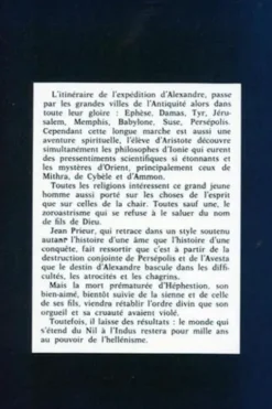 Alexandre le Grand et les mystères d'Orient, Jean Prieur