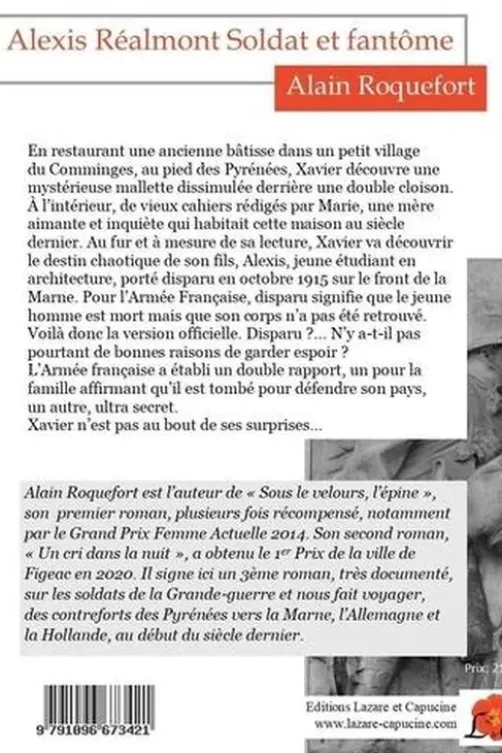Alexis Réalmont, soldat et fantôme, Alain Roquefort