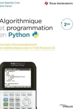 Algorithmique et programmation en Python 2nde, Jean-Baptiste Civet