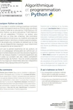 Algorithmique et programmation en Python 2nde, Jean-Baptiste Civet