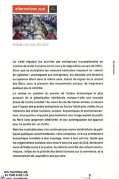 Alternatives Sud Volume 29-2022/4 : Multinationales, en finir avec l'impunité, Frédéric Thomas