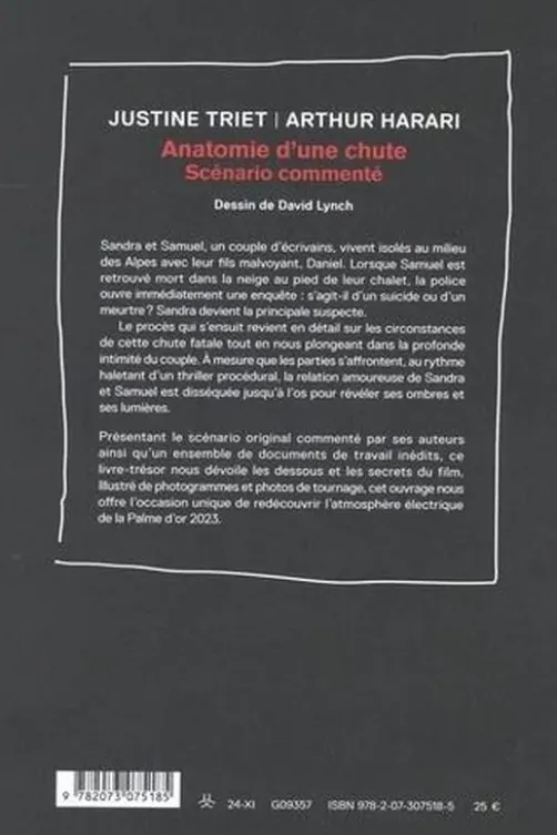Anatomie d'une chute. Scénario commenté, Justine Triet