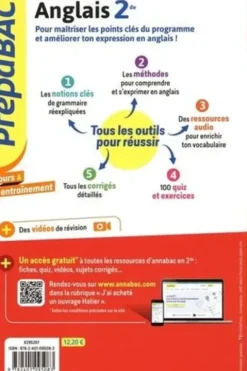 Anglais 2de LVA & LVB. Edition 2024, Jeanne-France Bignaux