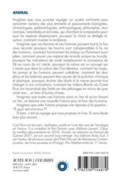Animal. Chaque génération a son combat, voici le nôtre, Cyril Dion