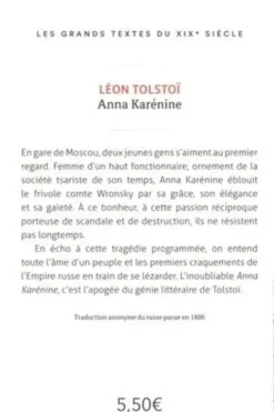 Anna Karénine, Léon Tolstoï