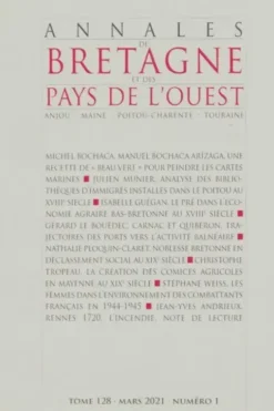 Annales de Bretagne et des pays de l'Ouest n°128, Collectif