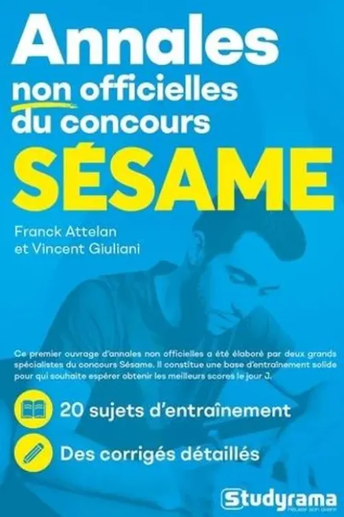 Annales non officielles du concours SESAME, Franck Attelan