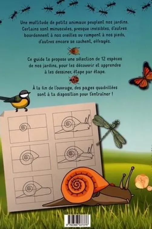 Apprends à dessiner les animaux du jardin, Calouan