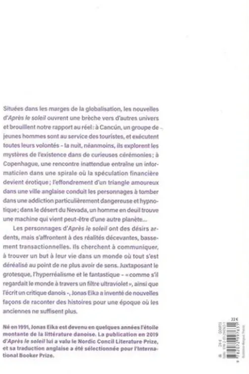 Après le soleil, Jonas Eika