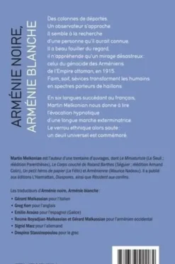 Arménie noire, Arménie blanche. 2e édition revue et corrigée. Edition en langues multiples, Martin Melkonian
