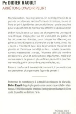 Arrêtons d'avoir peur ! Santé, environnement, climat, flux migratoires et société, la science vous aide à y voir clair, Didier Raoult