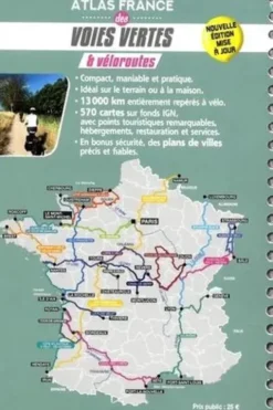 Atlas France des voies vertes & véloroutes. Edition actualisée, Olivier Scagnetti