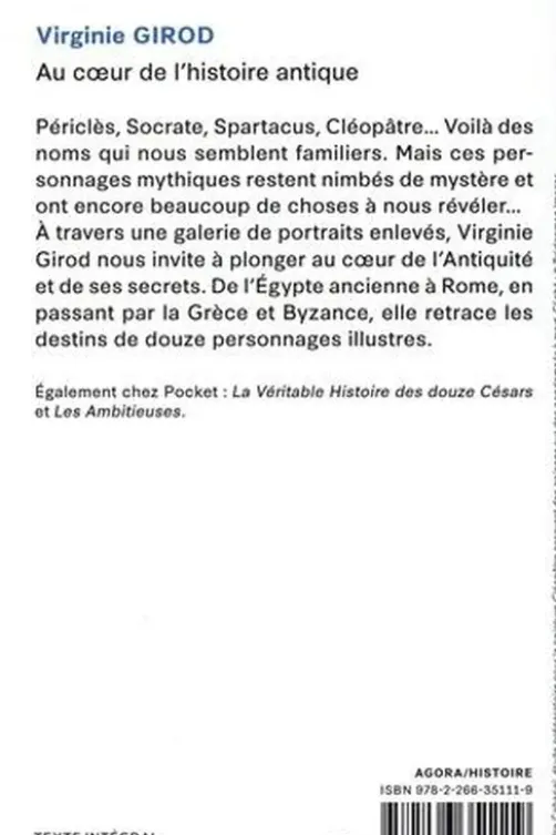 Au coeur de l'Antiquité, Virginie Girod