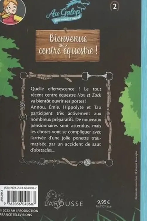 Au galop ! Une saison à cheval Tome 2 : Bienvenue au centre équestre !, Sylvie de Mathuisieulx