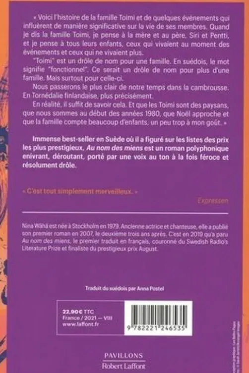 Au nom des miens, Nina Wähä