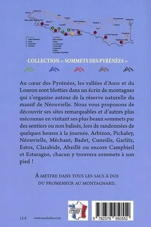 Aure-Louron-Néouvielle. 94 sommets, 44 topos Hautes-Pyrénées, Patrick Espel