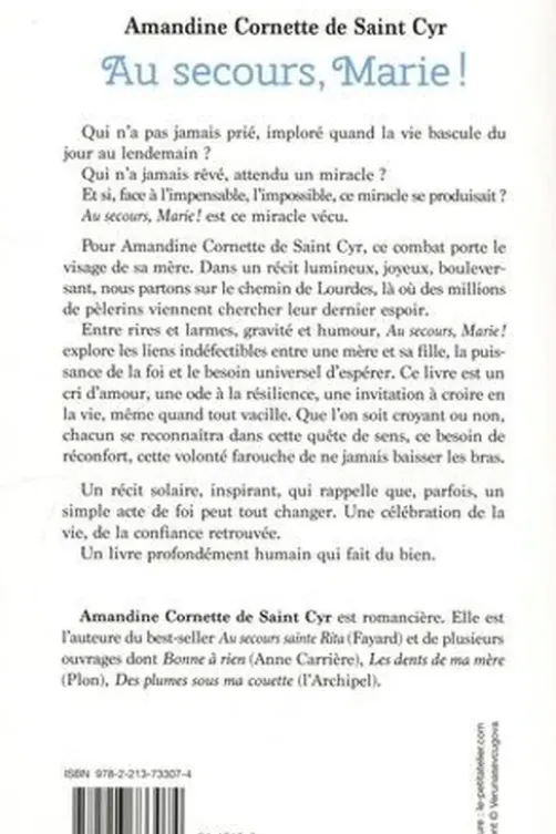 Au secours, Marie !, Amandine Cornette de Saint Cyr