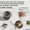 AutoCAD 2022. Conception, dessin 2D et 3D, présentation. Tous les outils et fonctionnalités avancées autour de projets professionnels, Jean-yves gouez Olivier le frapper