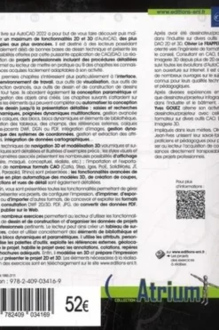AutoCAD 2022. Conception, dessin 2D et 3D, présentation. Tous les outils et fonctionnalités avancées autour de projets professionnels, Jean-yves gouez Olivier le frapper