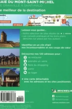 Baie du Mont-Saint-Michel. De Granville à Saint-Malo, Edition 2023, avec 1 Plan détachable, Michelin