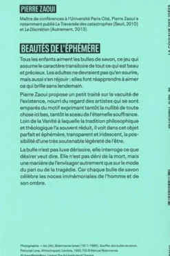 Beautés de l'éphémère. Apologie des bulles de savon, Pierre Zaoui