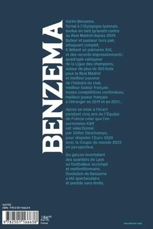 Benzema. Buteur sans limites, Luca Caioli