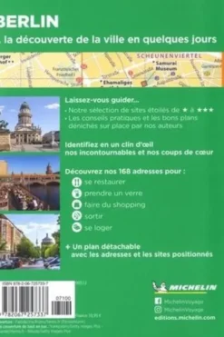 Berlin. Edition 2023. Avec 1 Plan détachable, Michelin