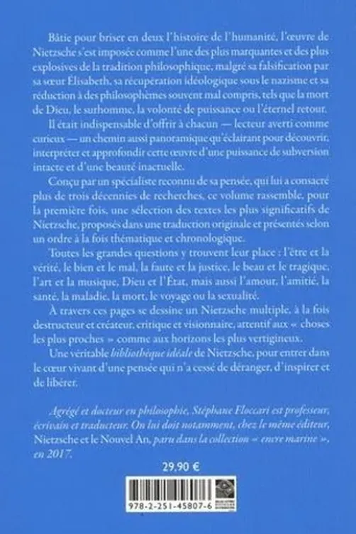 Bibliothèque idéale de Nietzsche, Stéphane Floccari