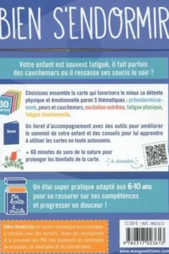 Bien s'endormir. 30 rituels pour trouver le sommeil facilement. Avec 30 cartes et 1 livret d'accompagnement pour les parents, Gilles Diederichs