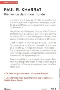 Bienvenue dans mon monde. Moi, Paul, autiste Asperger, Paul El Kharrat