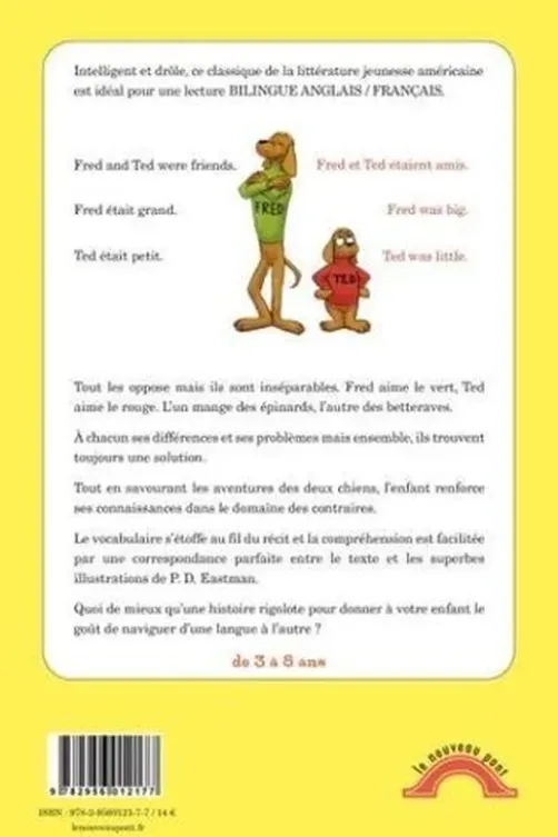 Big Dog... Little Dog. Edition bilingue français-anglais, Philip-D Eastman