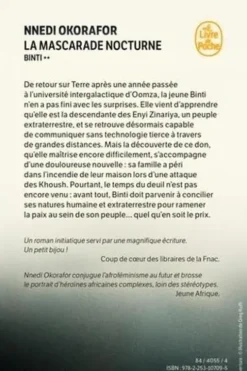 Binti Tome 2 : La mascarade nocturne, Nnedi Okorafor