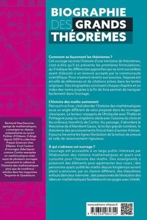 Biographie des grands théorèmes, Bertrand Hauchecorne