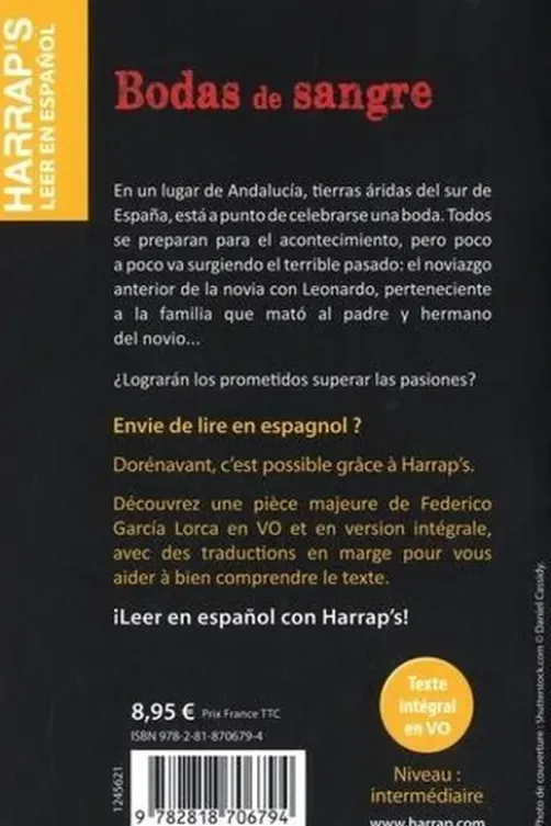 Bodas de Sangre. Edition en espagnol, Federico Garcia Lorca