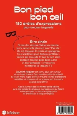 Bon pied, bon oeil. 150 drôles d'expressions pour amuser la galerie, Laurent Ruquier