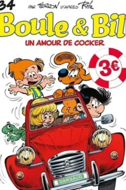 Boule & Bill Tome 34 : Un amour de cocker, Laurent Verron