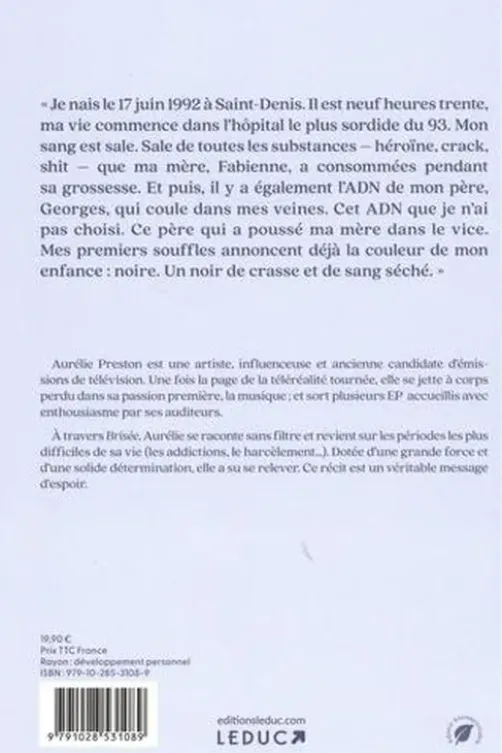 Brisée, Aurélie Preston