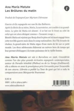 Brûlures du matin, Ana María Matute